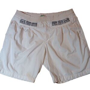 Vintage Men's Shorts Surf Gear 1980's Shorts White Elastic Board Life Beach